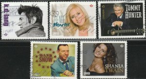 Canada, #2766-2770 Used From 2014    Unitrade Catalogue