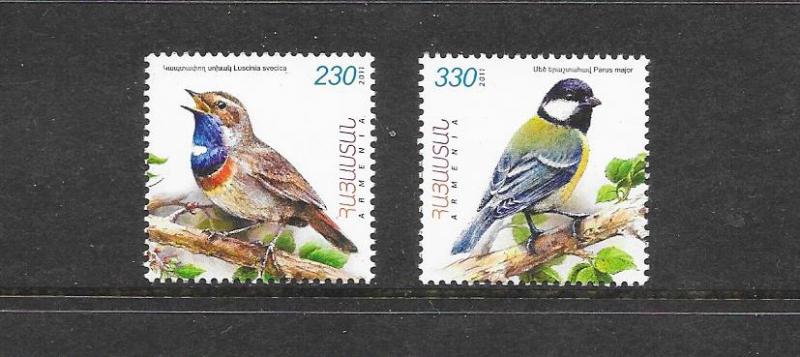 BIRDS - ARMENIA #880-1  MNH