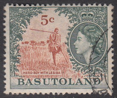 Basutoland 77 Used CV $0.70