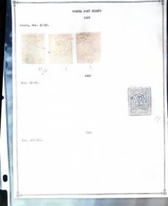 CMI) 1909. AFGHANISTAN. IMPERFORATE. COAT OF ARMS. SEALS. Q1. Q5. BLUE. Q9.