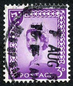 IOM SG2a 3d Deep Lilac on Chalky Paper Fine used cat from 6.50 pounds