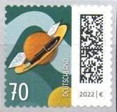 Germany 2022 Sc.#3280 MNH stamp of coil,  with number 110 on the back