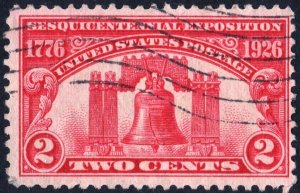 SC#627 2¢ Liberty Bell Issue (1926) Used