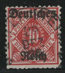 German States Wurttemberg Scott # O60, used, exp/hs