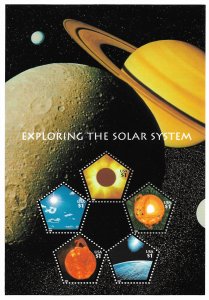 US #3410 $1 Exploring Solar System Souvenir Sheet, VF/XF OG NH, fresh sheets,...