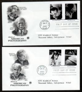 U.S. # 3649 a-t 2002 FDC American Photography!
