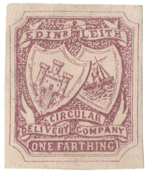 (I.B) Cinderella Collection : Circular Delivery Company (Edinburgh & Leith ¼d)