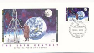 Marshall Islands sc# 654h FDC - Age of Rockets Launched