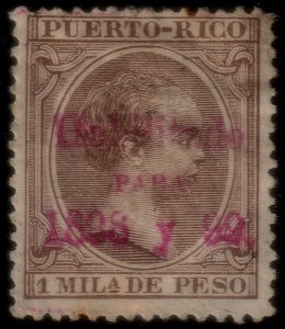✔️ US POSSESSIONS PUERTO RICO 1898 - ALFONSO XIII - SC. 155 MNG