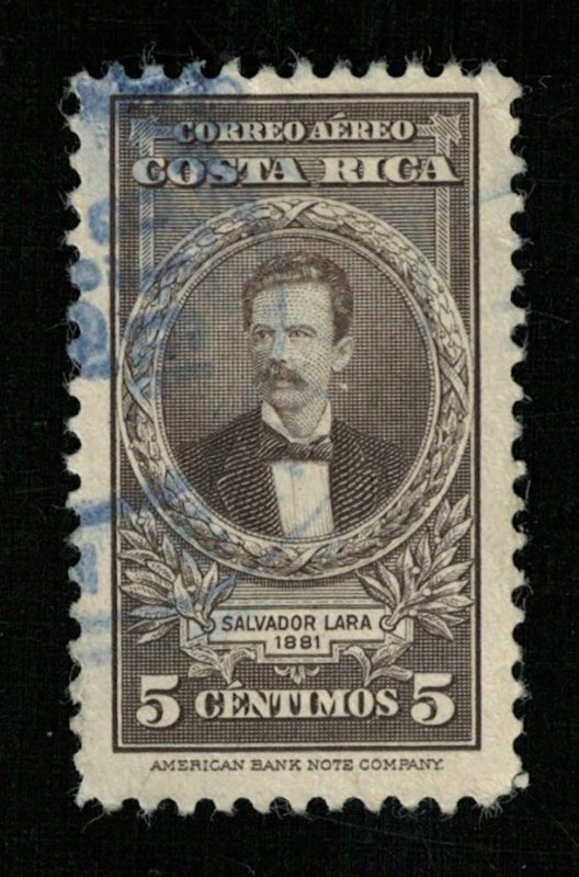 1943 Airmail - Portraits and Dates, Costa Rica 5c (TS-384)