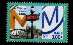 FRANCE Scott 2747 Paris Metro stamp