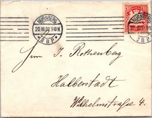 Germany 1909 - Bayern Stamp - Nurnberg - F66849