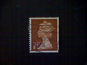 Great Britain, Scott #MH126, used(o), 1991, Machin: Queen Elizabeth II, 24p