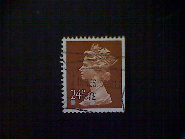 Great Britain, Scott #MH126, used(o), 1991, Machin: Queen Elizabeth II, 24p