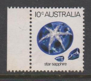 Australia 1974 Gemstones 10c Star Sapphire Sc#562 MNH Single