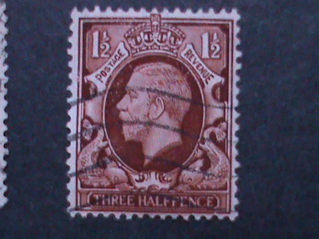 ​GREAT BRITAIN-1934 KING GEORGE V USED VF 89 YEARS OLD WE SHIP TO WORLDWIDE.