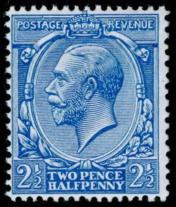 SG371 SPEC N21(1), 2½d cobalt-blue, NH MINT. Cat £22. 