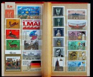 Germany Stamp Collection Lot of 95 MNH Post Office Fresh in Lighthouse Album