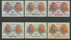 STAMP STATION PERTH Bermuda #169-174 QEII Definitive MLH CV$3.00