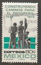 MEXICO 1108, 50th Anniversary of road building USED. F-VF. (1328)