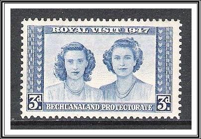 Bechuanaland #145 Royal Visit MH