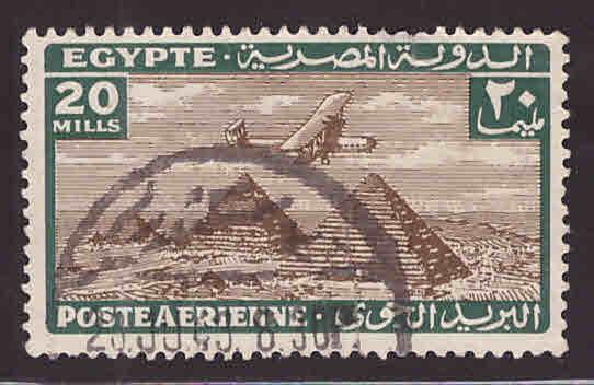 EGYPT Scott C16 Used airmail stamp