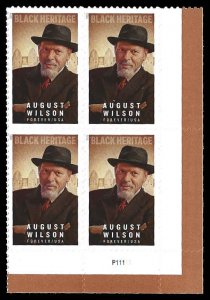 PCBstamps      US #5555 PB $2.20(4x{55c)August Wilson, (P11111), MNH, (PB-4)