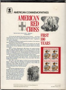 1981 Sc CP141 Red Cross USPS commemorative panel Sc 1910