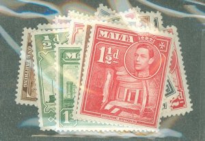 Malta #191-205 Unused Single