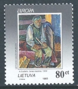 Lithuania #472 NH Europa 1993 - Painting