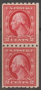 U.S. Scott #411 Washington Stamp - Mint Pair