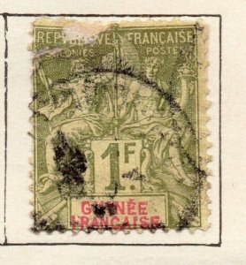 French Guinee 1892 Early Issue Fine Used 1F. 135942 