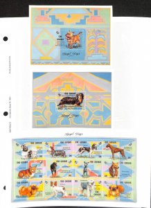 Gambia, Postage Stamp, #1400-1402 Mint NH, 1993 Royal Dogs (BA)