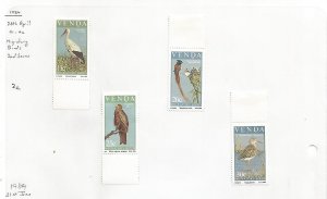 VENDA - 1984 - Migratory Birds - Perf 4v Set - Mint Light Hinged