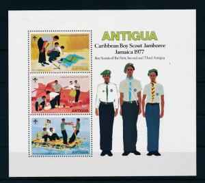 [22087] Antigua 1977 Jamboree Scouting Souvenir Sheet MNH