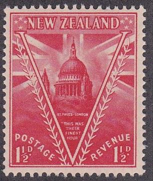 New Zealand # 249, Peace Issue - St. Pauls Cathedral, NH