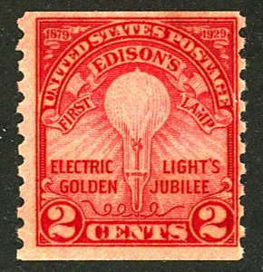 U.S. #656 MINT OG NH