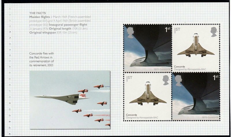 GB 2009 - British Design Classics   - Pane from Prestige Bklt  MNH # 2619a