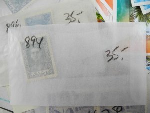 PERSIA, Fantastic assortment of Stamps in glassines, mounted on cut pages