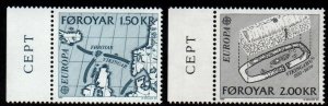 Faroe Islands # 81 - 82 MNH