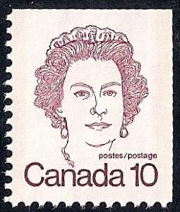 Canada #593AC 10 cent Elizabeth 2 M OG NH EGRADED XF 92 XXF