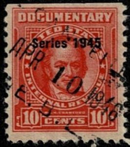 1945 United States Documentary Scott Catalog R417 Used