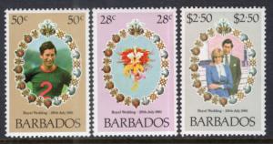 Barbados 547-549 MNH VF