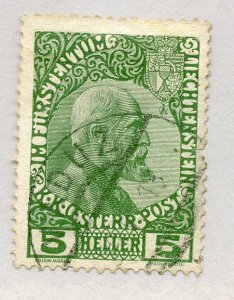 Liechtenstein, Scott #1, Used