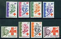 Congo Democratic Republic Scott 443-50 MNH** Red Cross co...