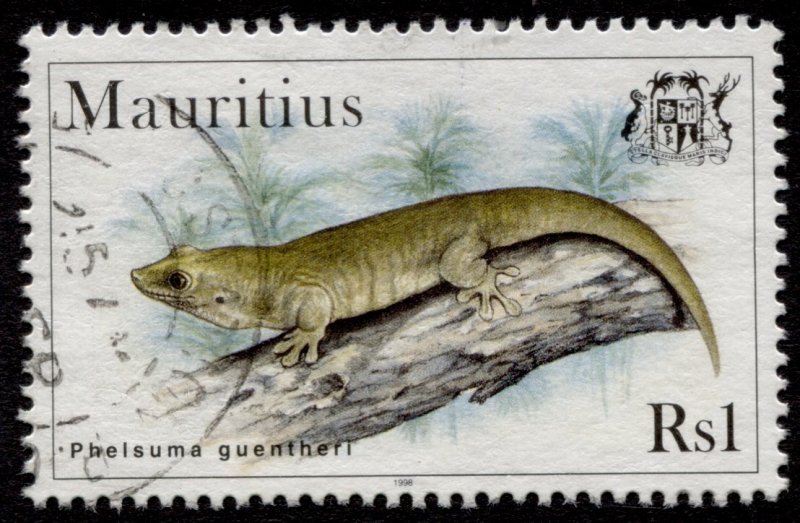 Mauritius #855 Geckos Used CV$0.50