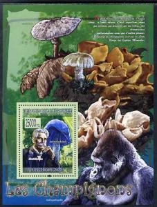 Guinea - Conakry 2009 Fungi & Albert Schweitzer #1 pe...
