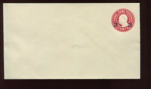 Canal Zone U15 Postal Stationary Surcharge Unused Entire Envelope (CZ U15-2)