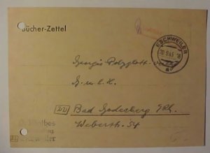 GERMANY ESEHWEILER LOCAL POST LIKE # 1 CAT 1800E (=$2340.00 BUT DATED 20 SE 1945