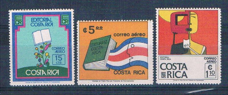 Costa Rica C658 60 MNH set Literary Development (C0145)